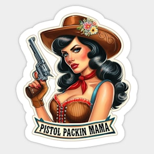 Six-Shooter Sass Sticker